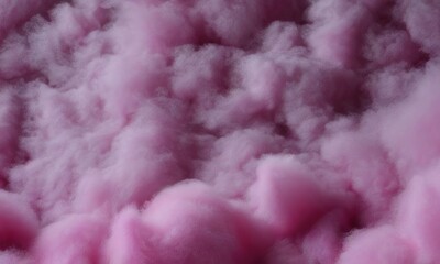 Abstract fluffy soft hue, delicious candyfloss texture, pink cotton wool backdrop. Generative Ai.