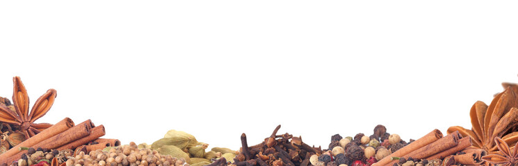 Fresh spices isolated