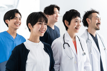 医師複数のポートレート