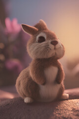 Little cute rabbit 