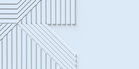 neutral background of three-dimensional figures of gray color