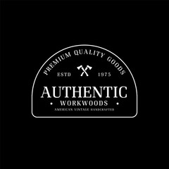 Vintage badges thsirt design