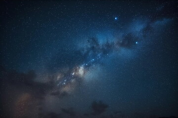 Star in the sky, milkyway at night galaxy