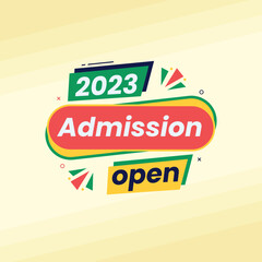 2023 admission open educational social media post template