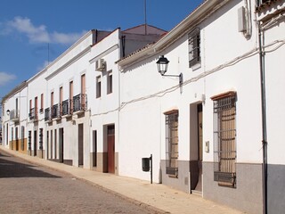Traditional architecture in an Extremadura village