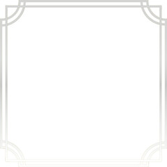 Gradient metal frame and template full of Chinese style