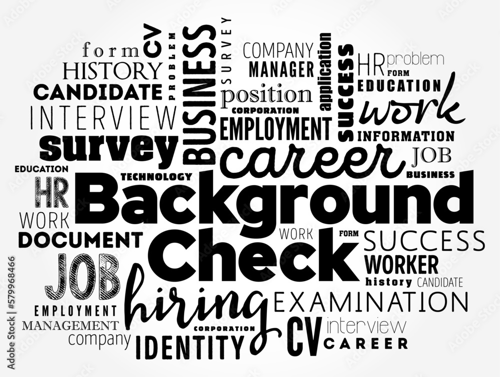 Poster background check - process a person or company uses to verify that an individual is who they claim t