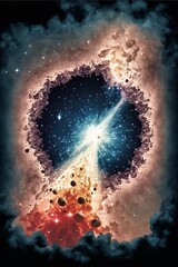 The Big Bang, created with generative AI