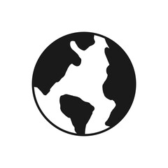 World planet icon. symbol of earth vector