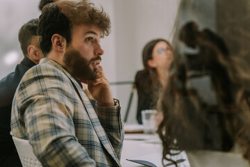 Young male business person
