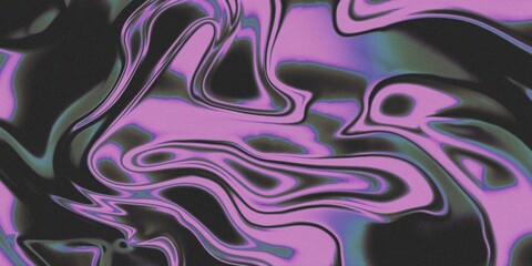 Neon Glitch Retro Nostalgic Futuristic Background, with color dispersion effect - obrazy, fototapety, plakaty