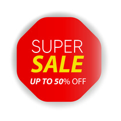 trial label, Super sale label
