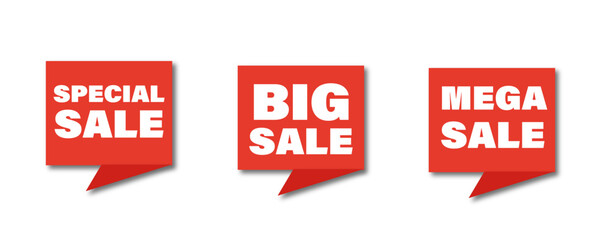 red sale labels