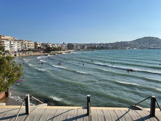 view of the city of the sea