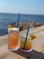 cocktail on the beach
