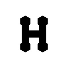 h logo 