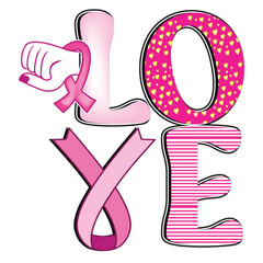 Breast cancer Sublimation Designs