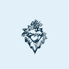 THESE HIGH QUALITY SACRED HEART JESUS VECTOR FOR USING VARIOUS TYPES OF DESIGN WORKS LIKE T-SHIRT, LOGO, TATTOO AND HOME WALL DESIGN