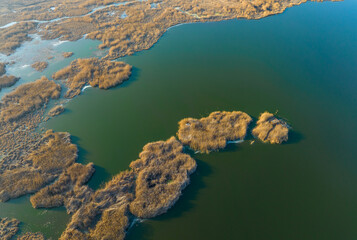 Eber lake and reeds, Afyonkarahisar, Turkey