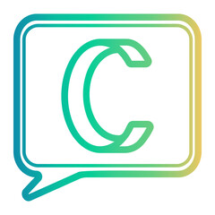 letter c icon