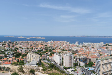 Obraz premium views of the city of Marseille. France