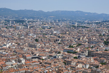 Fototapeta na wymiar views of the city of Marseille. France