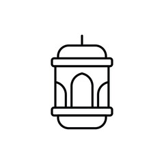 islamic symbol lantern icon