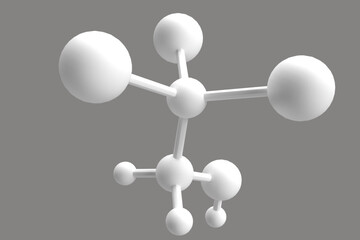 3d model of molecule Ethanol