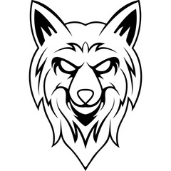 husky animal character mascot sport team badge