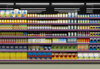 Baby food at supermarket on shelf

Baby and Toddlers food at supermarket on shelf brand less mockup and illustration. Suitable for presenting new packagings, box, labels designs, among many others.