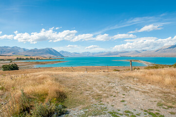 Mackenzie country with Lake Tekapo on South Island is one the most beautiful regions in New Zealand