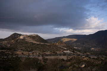 the natural  mountains in taif saudi arabia