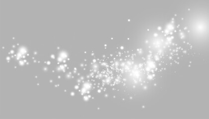 Vector sparkles on transparent background.