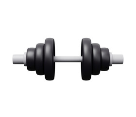 dumbbell 3d icon