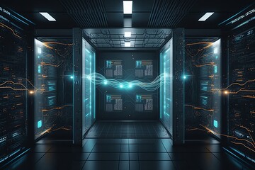  Inside the Secure Server Room for Cyber Data Transfer
