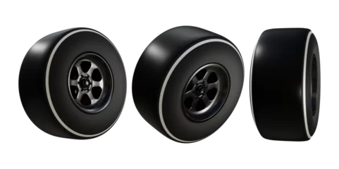 Photo sur Plexiglas F1  3d rendering f1 car tire formula one wheel rim vehicle equipment perspective view