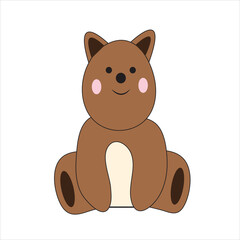 Zoo collection.Set of cute animals cartoon character design.Dog,cat,rabbit,bear,lion,deer,frog,cow,crocodile,giraffe hand drawn.Image.Art.Kid graphic.Isolated.Sticker.Collection.Vector.Illustration.