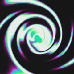 Abstract colorful silk wave blurred grainy gradient background texture