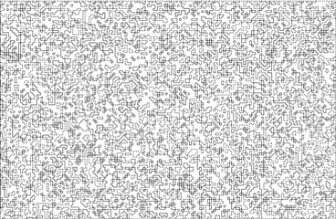 Stylish texture with figures from lines and dashes .Abstract geometric black and white pattern for web page, textures, card, poster, fabric, textile.Different quadratic Shapes.