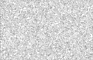 Stylish texture with figures from lines and dashes .Abstract geometric black and white pattern for web page, textures, card, poster, fabric, textile.Different quadratic Shapes.