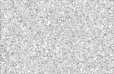 Stylish texture with figures from lines and dashes .Abstract geometric black and white pattern for web page, textures, card, poster, fabric, textile.Different quadratic Shapes.