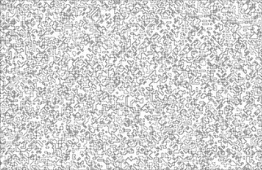 Stylish texture with figures from lines and dashes .Abstract geometric black and white pattern for web page, textures, card, poster, fabric, textile.