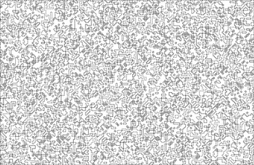 Stylish texture with figures from lines and dashes .Abstract geometric black and white pattern for web page, textures, card, poster, fabric, textile.