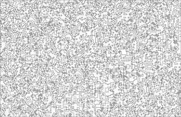 Stylish texture with figures from lines and dashes .Abstract geometric black and white pattern for web page, textures, card, poster, fabric, textile.