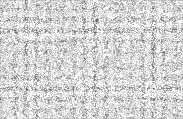 Stylish texture with figures from lines and dashes .Abstract geometric black and white pattern for web page, textures, card, poster, fabric, textile.