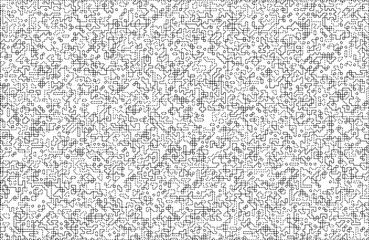 Stylish texture with figures from lines and dashes .Abstract geometric black and white pattern for web page, textures, card, poster, fabric, textile.