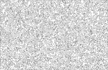 Stylish texture with figures from lines and dashes .Abstract geometric black and white pattern for web page, textures, card, poster, fabric, textile.