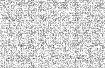 Stylish texture with figures from lines and dashes .Abstract geometric black and white pattern for web page, textures, card, poster, fabric, textile.