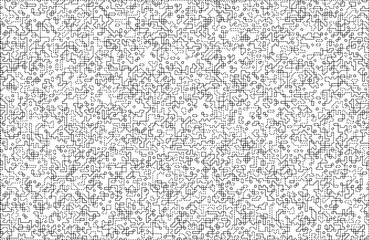 Stylish texture with figures from lines and dashes .Abstract geometric black and white pattern for web page, textures, card, poster, fabric, textile.