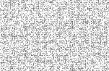 Stylish texture with figures from lines and dashes .Abstract geometric black and white pattern for web page, textures, card, poster, fabric, textile.